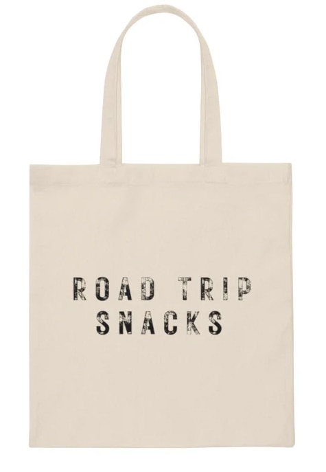 Road Trip Snacks Tote