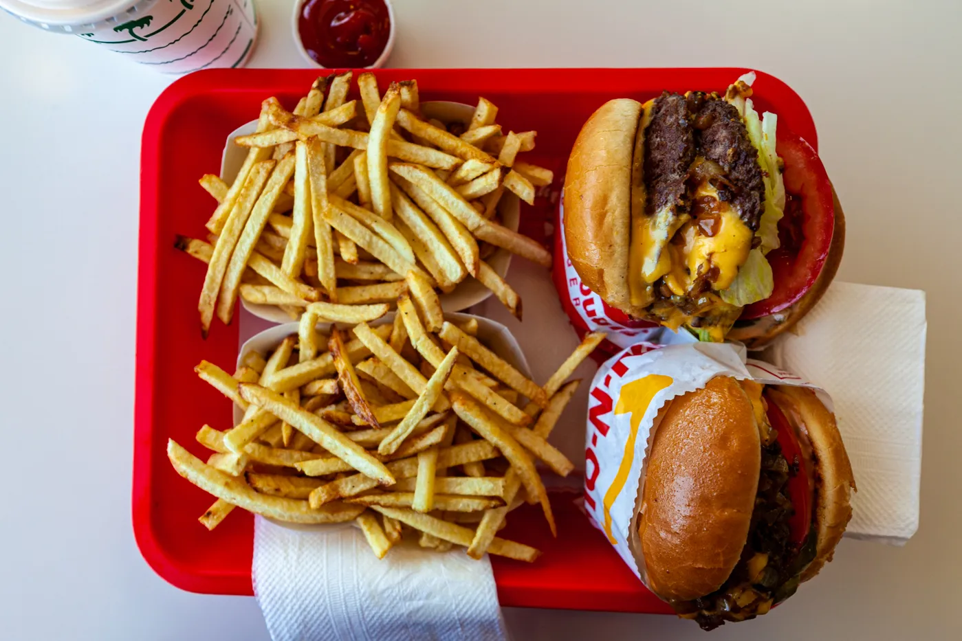 In and Out Burger - Road Trip Dinner