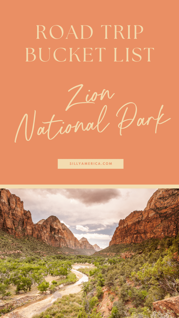 Road Trip Bucket List National Parks - Zion National Park