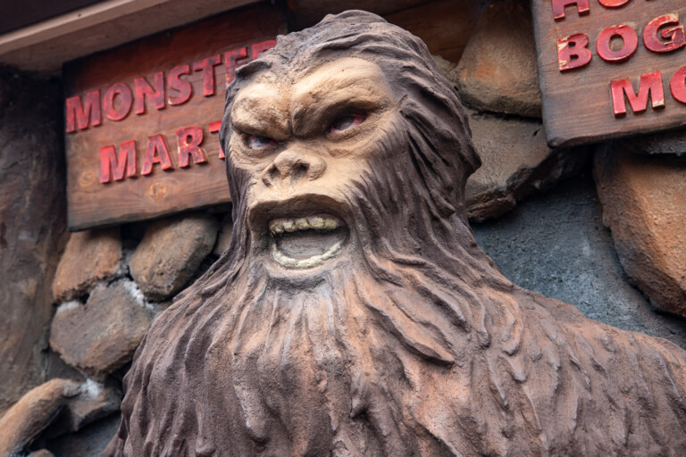 Boggy Creek Monster at Fouke Monster Mart in Fouke, Arkansas