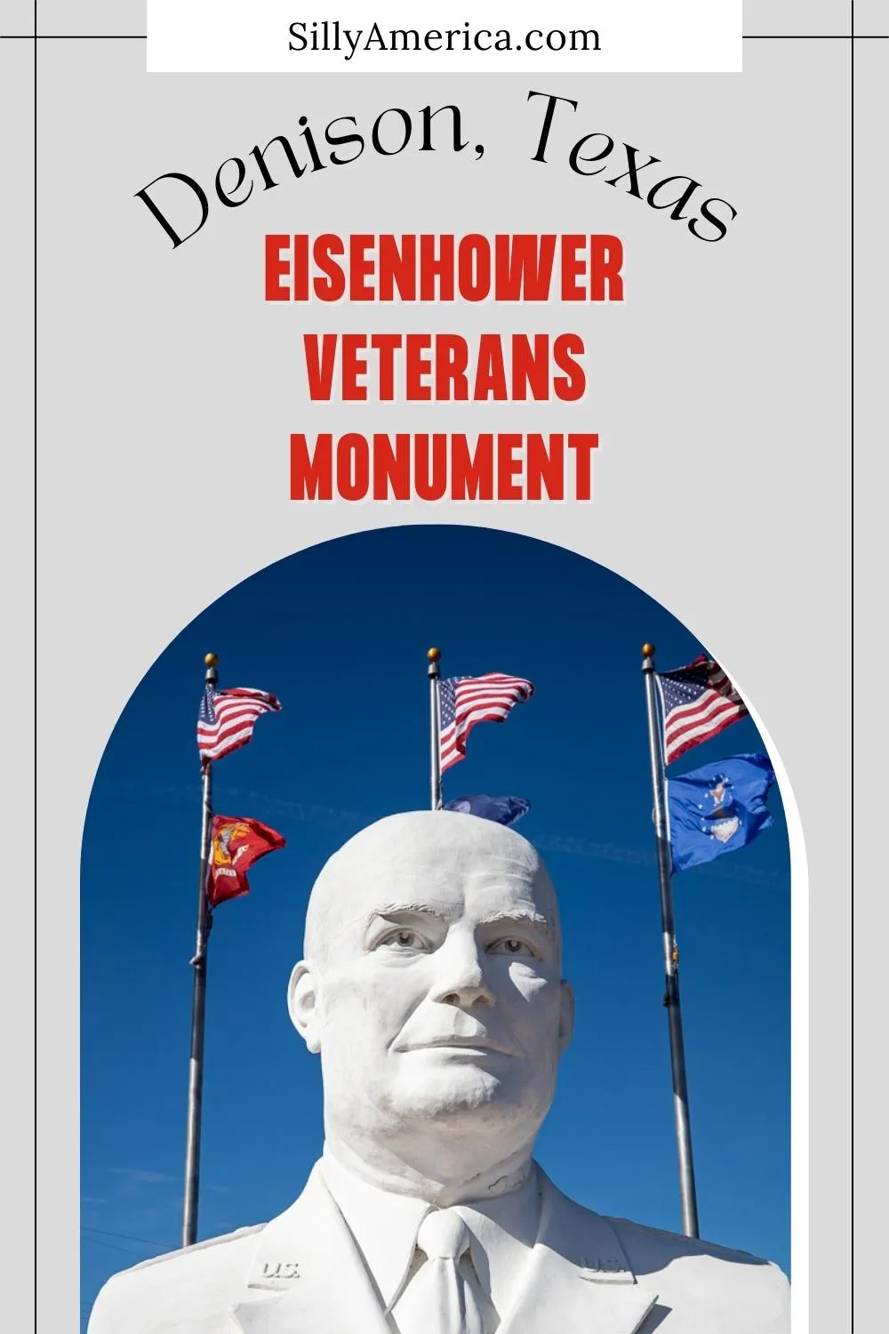 There are many weird presidential monuments and roadside attractions across the United States. And of those a popular theme is giant president heads. I mean, you probably need to have a big head to become president, but these are over the top all the same. You can find one such giant president head at the Eisenhower Veterans Monument in Denison, Texas. #RoadTrip #texasRoadTrip #RoadsideAttraction #RoadsideAttractions #TexasRoadsideAttraction #TexasRoadsideAttractions #PresidentsDay