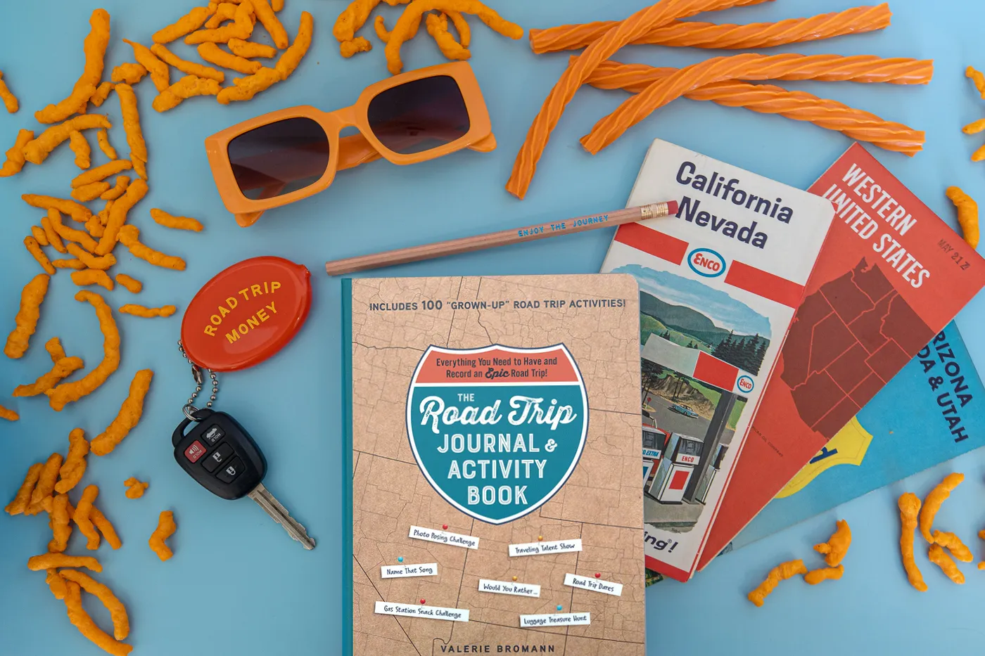The Road Trip Journal & Activity Book Everything You Need to Have and Record an Epic Road Trip! by Valerie Bromann