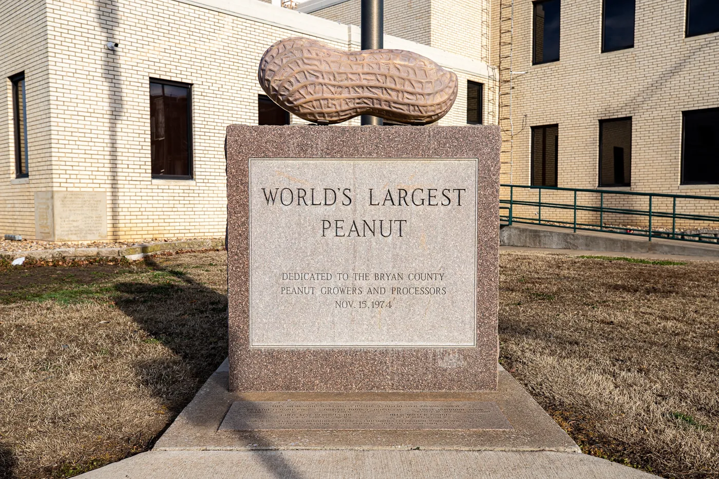 World's Largest Peanut in Durant, Oklahoma roadside attraction