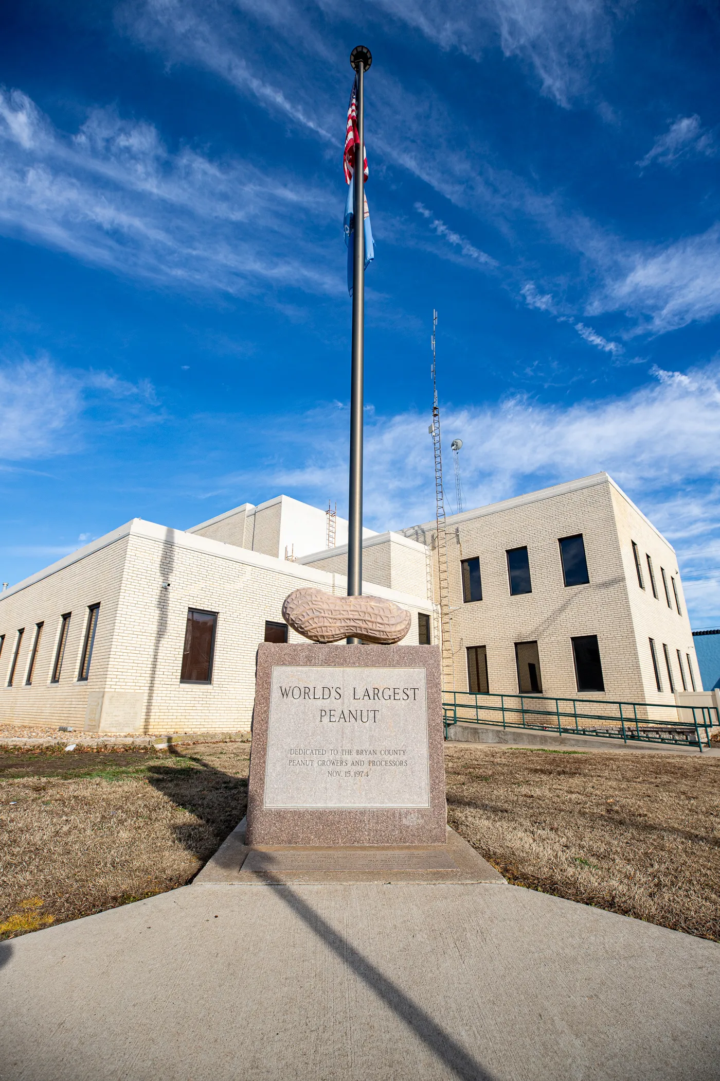 World's Largest Peanut in Durant, Oklahoma roadside attraction