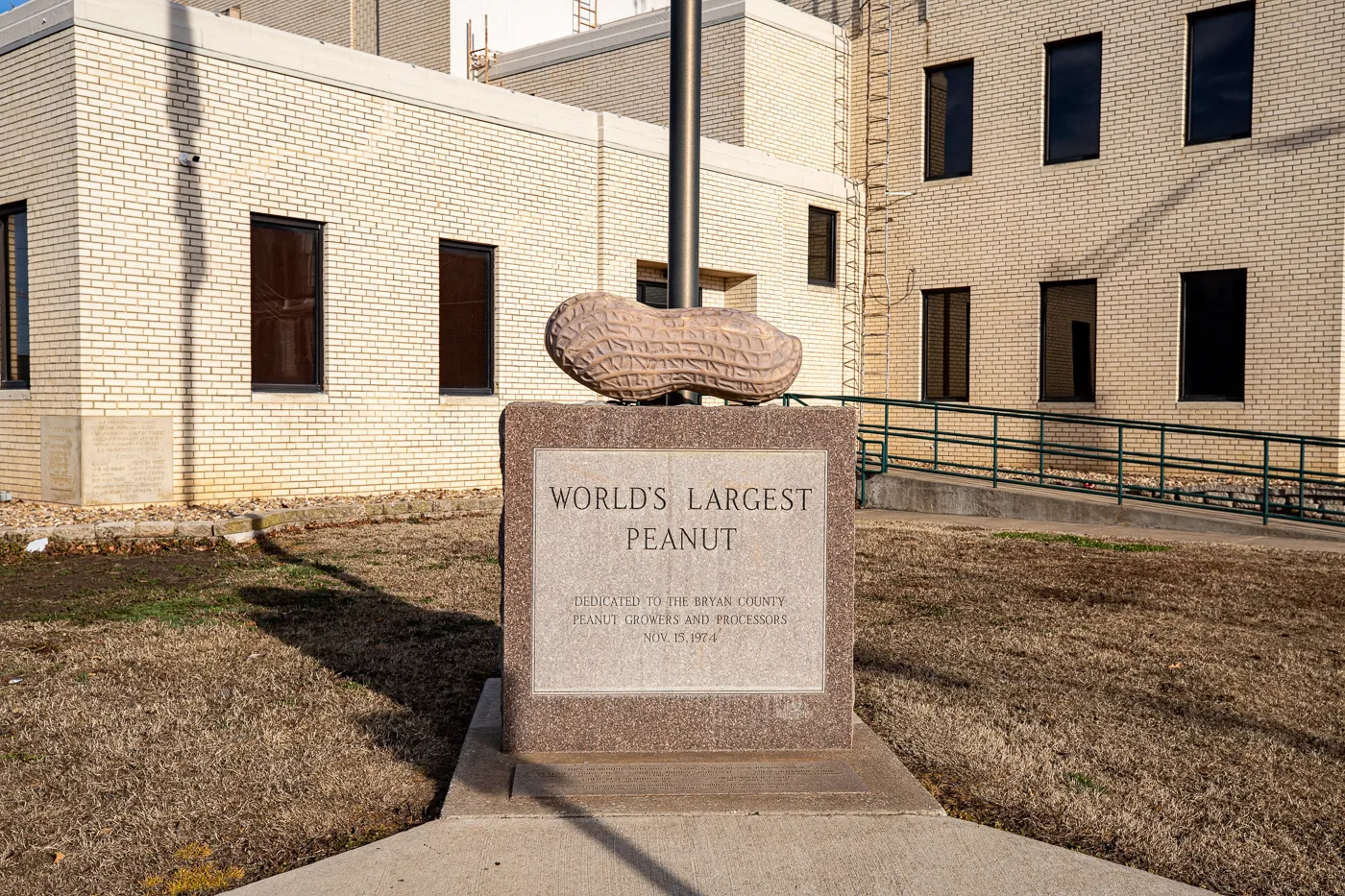 World's Largest Peanut in Durant, Oklahoma roadside attraction