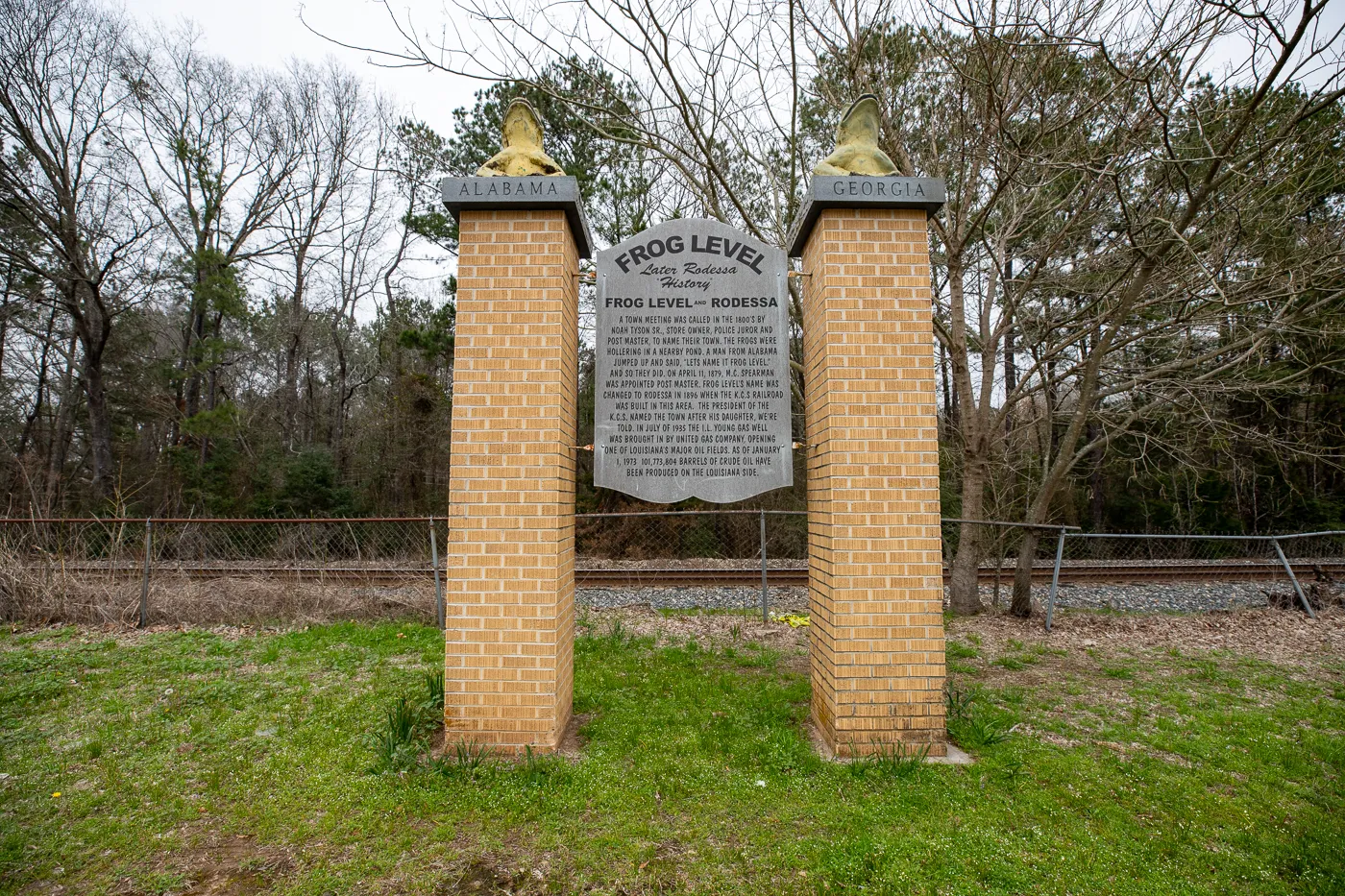 Frog Level in Rodessa, Louisiana