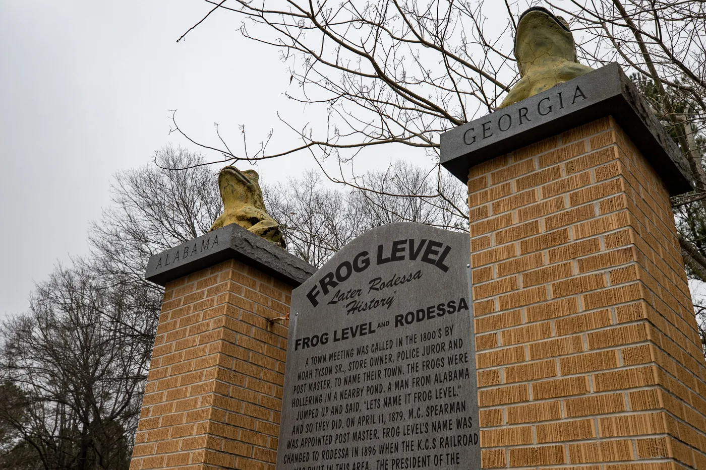 Frog Level in Rodessa, Louisiana