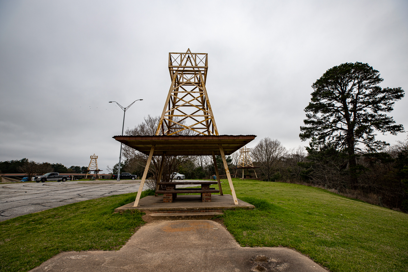 Oil Derrick Picnic Area in Winona, Texas