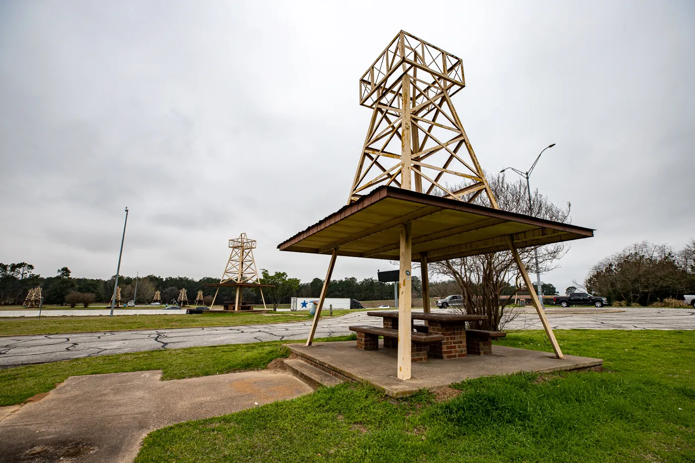 Oil Derrick Picnic Area in Winona, Texas