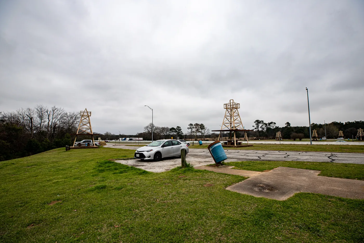 Oil Derrick Picnic Area in Winona, Texas