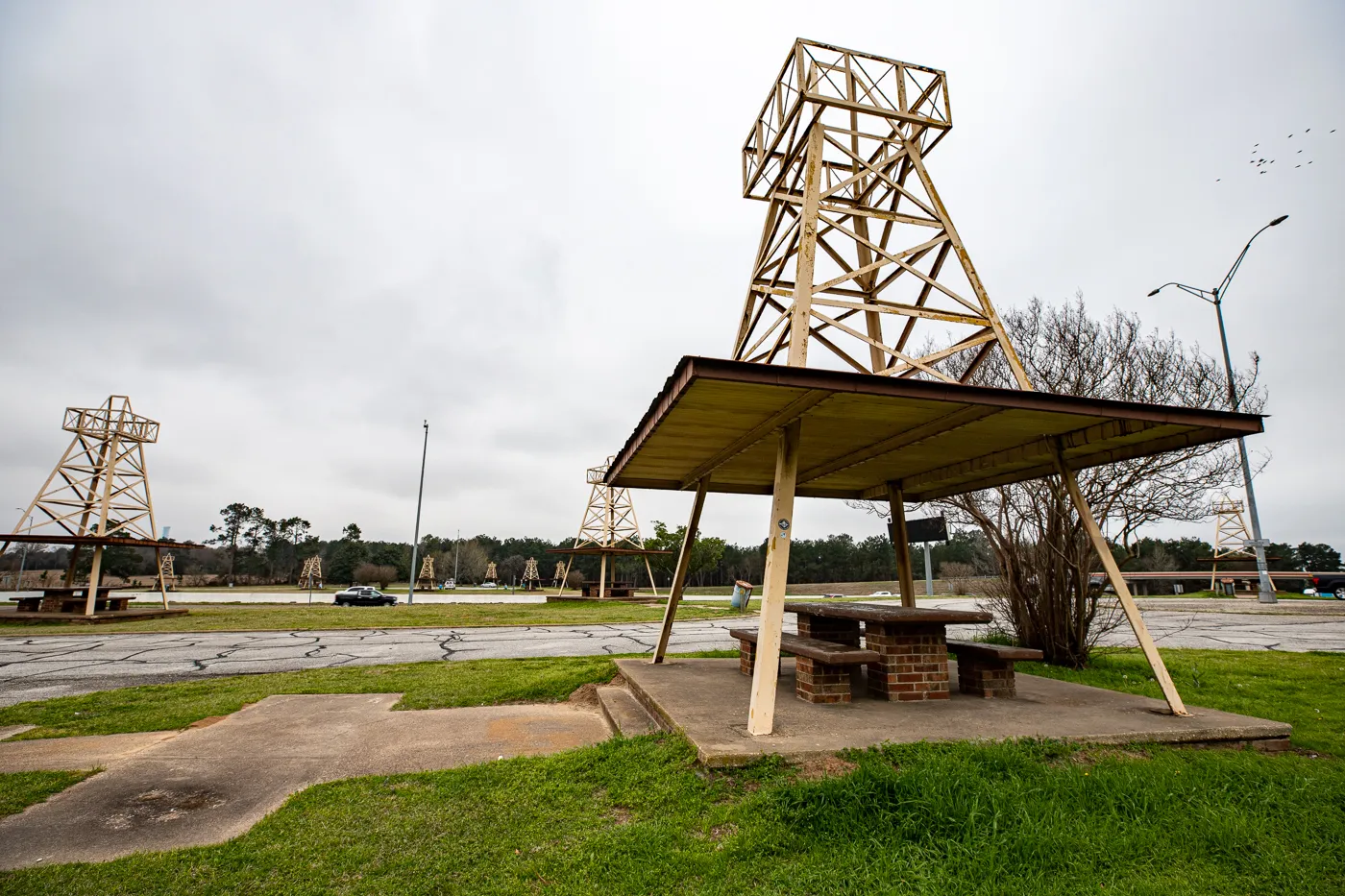 Oil Derrick Picnic Area in Winona, Texas