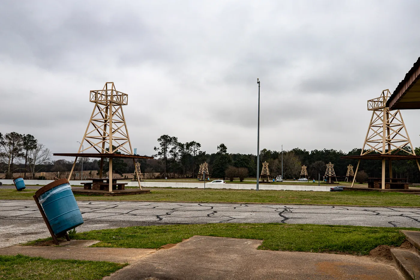 Oil Derrick Picnic Area in Winona, Texas