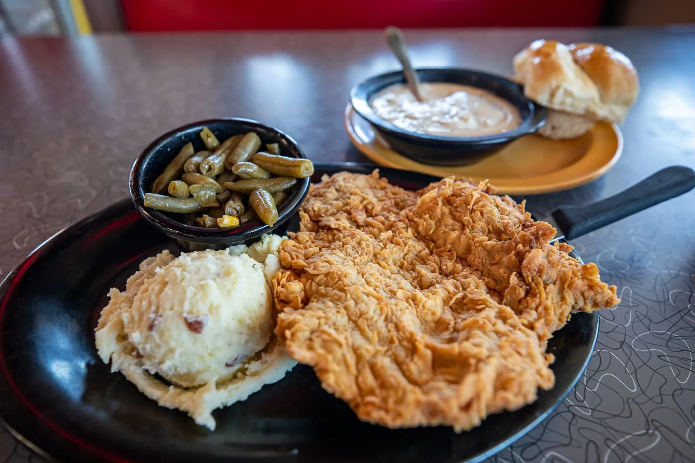 Chicken Fried Steak at Tally's Good Food Café in Tulsa, Oklahoma Route 66