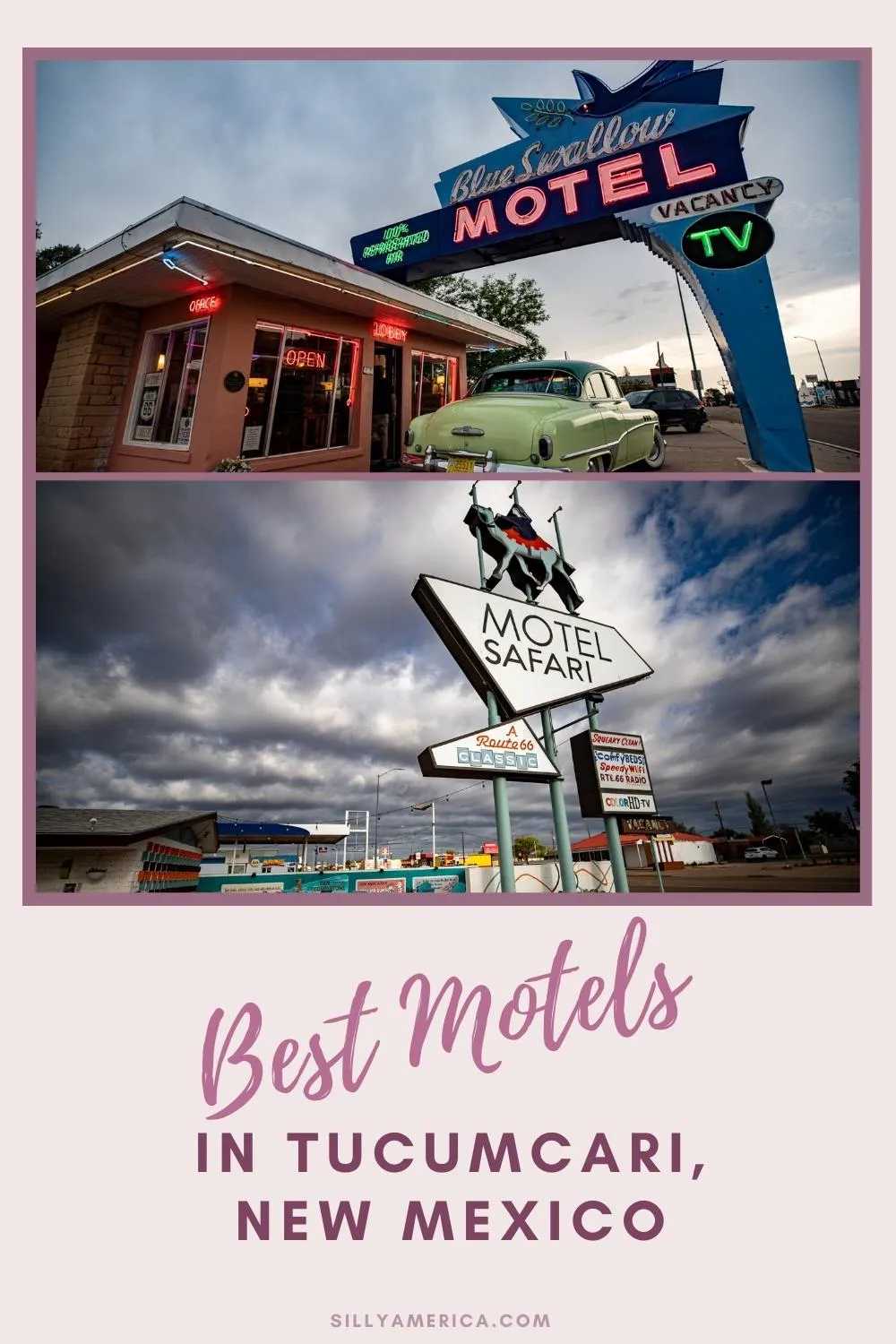 If you're taking a Route 66 road trip and looking for the best motels in Tucumcari, New Mexico, there are plenty of options to choose from. Whether you're looking for a historic Route 66 motel with vintage charm and a bright neon sign or a national chain hotel with a swimming pool and fitness center, you'll be sure to find the perfect place to stay in Tucumcari NM. #Route66 #Route66Motel #Route66Motels #Route66RoadTrip #NewMexicoRoute66 #NewMexico #NewMexicoRoarTrip #TucumcariNewMexico
