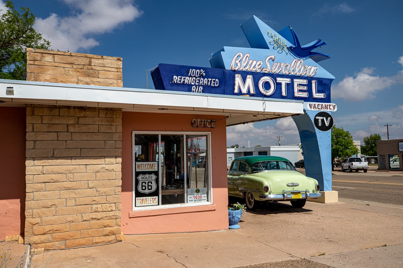 Blue Swallow Motel in Tucumcari, New Mexico (Route 66 Motel)