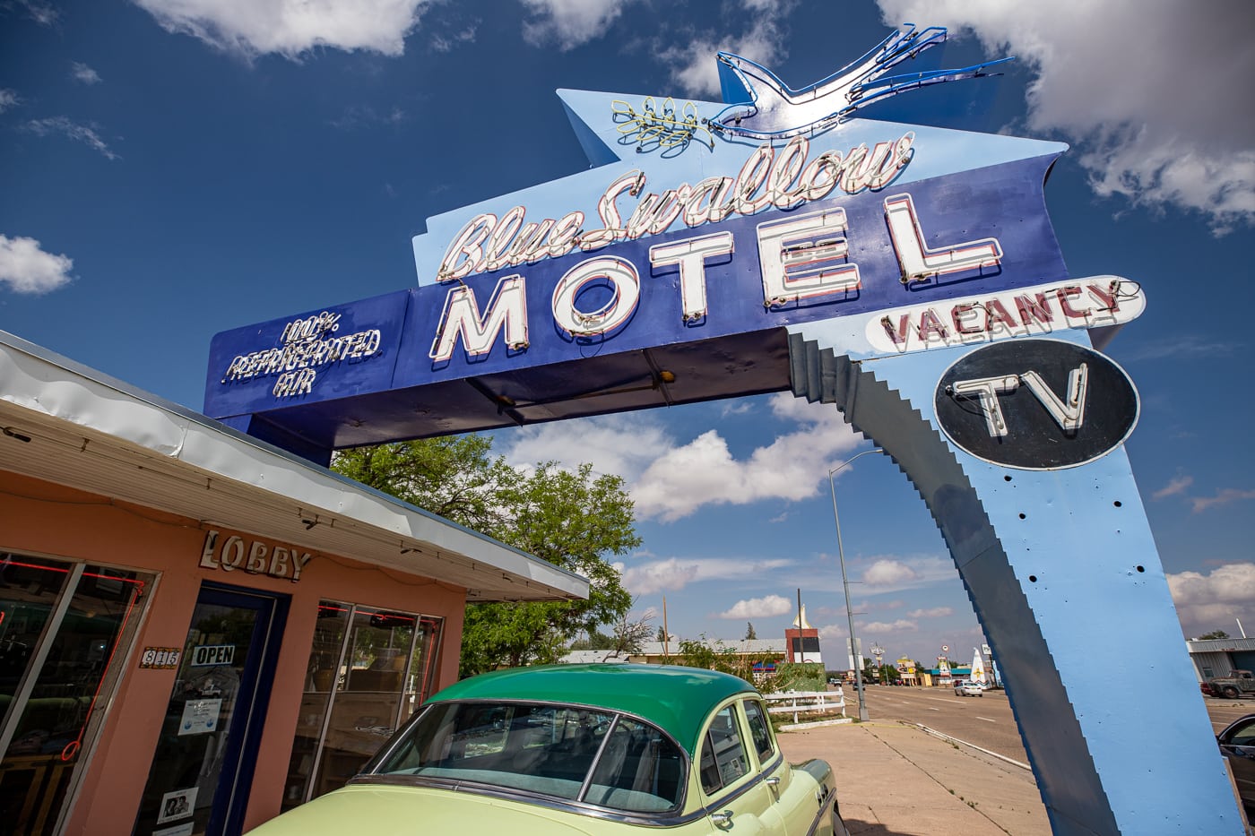 Blue Swallow Motel in Tucumcari, New Mexico (Route 66 Motel)