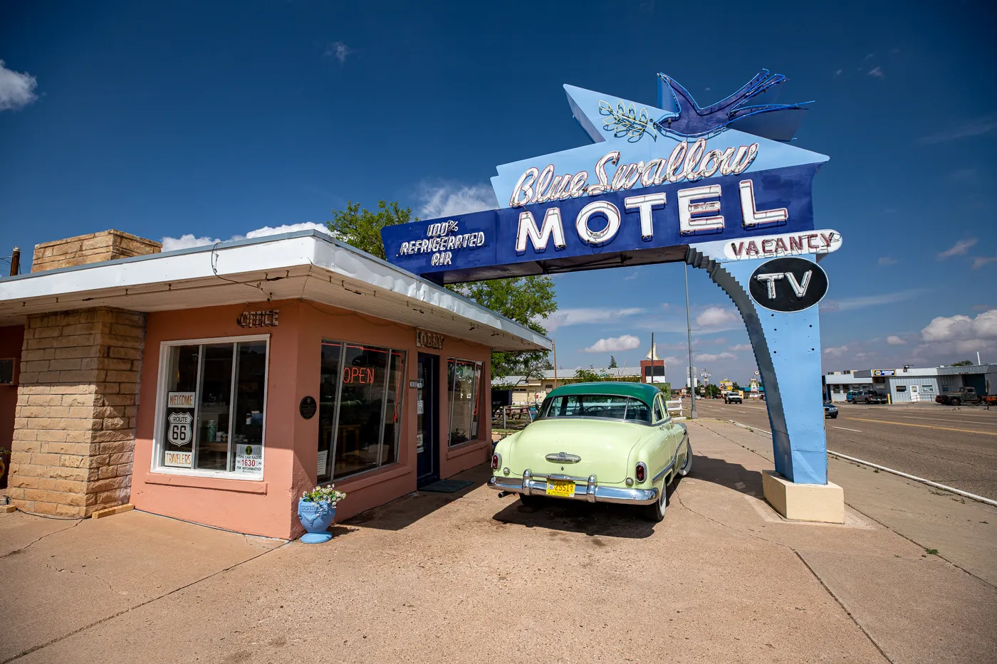 Blue Swallow Motel in Tucumcari, New Mexico (Route 66 Motel)