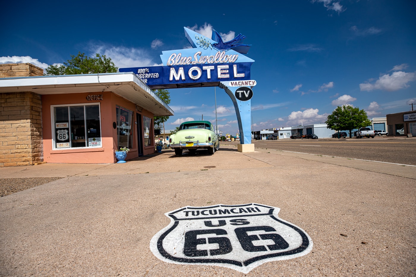 Blue Swallow Motel in Tucumcari, New Mexico (Route 66 Motel)