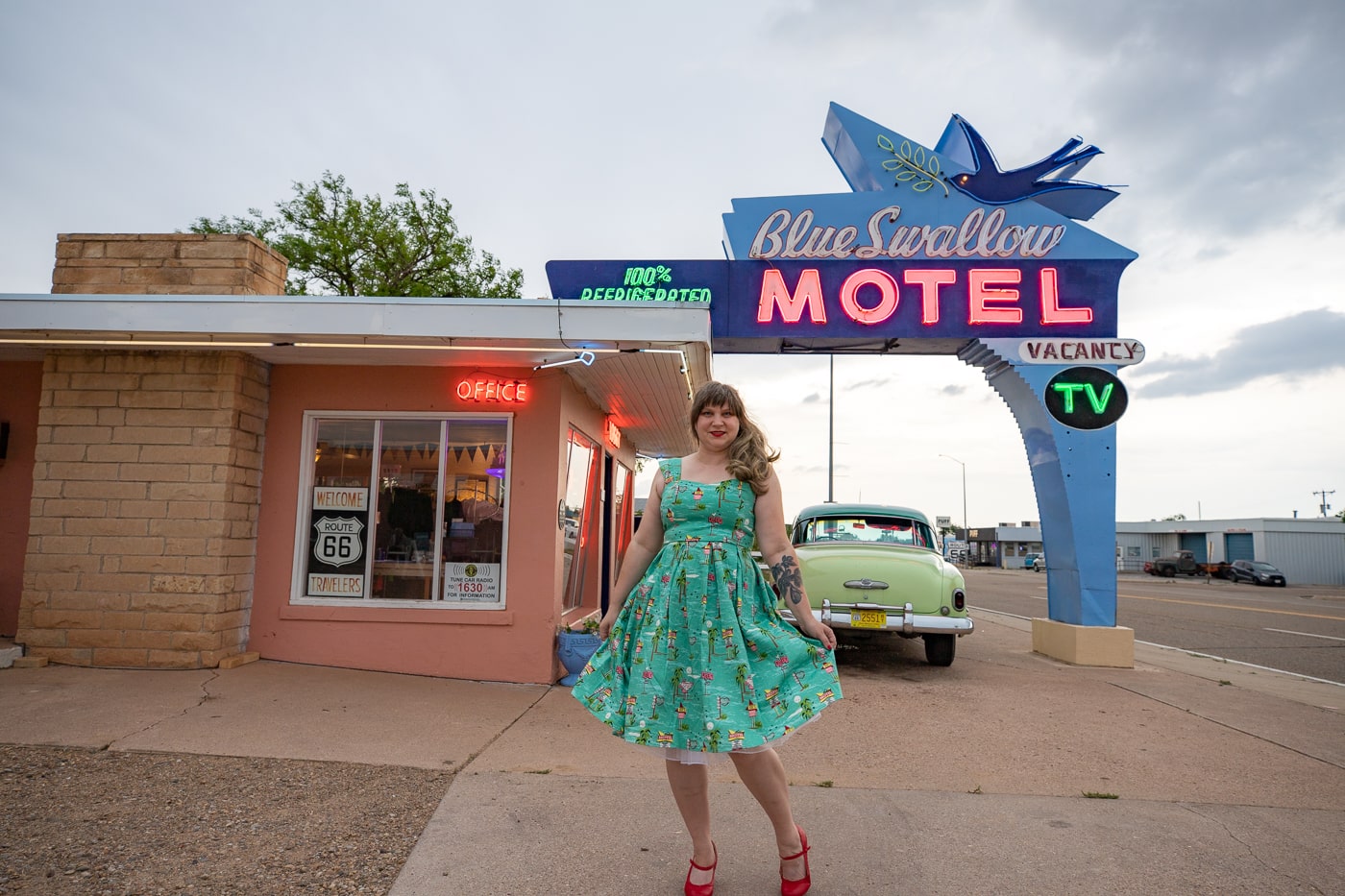 Blue Swallow Motel in Tucumcari, New Mexico (Route 66 Motel)