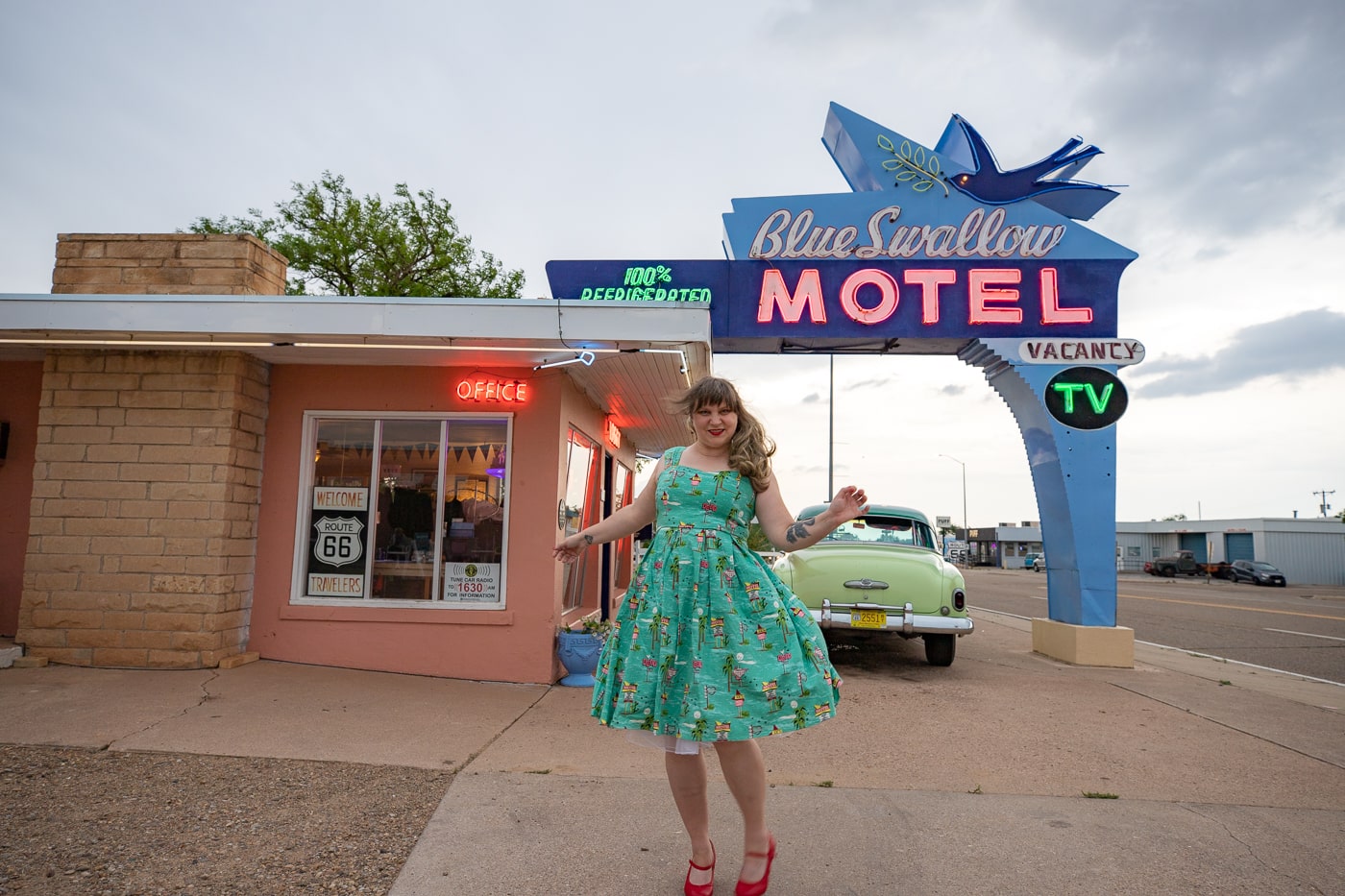 Blue Swallow Motel in Tucumcari, New Mexico (Route 66 Motel)