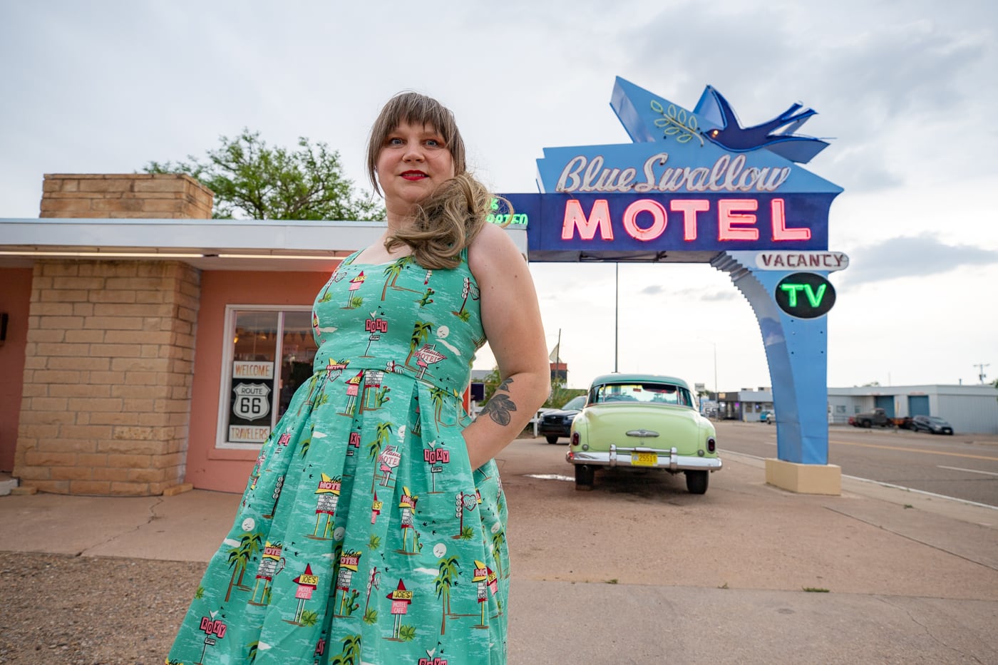 Blue Swallow Motel in Tucumcari, New Mexico (Route 66 Motel)