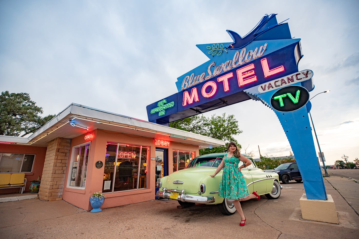 Blue Swallow Motel in Tucumcari, New Mexico (Route 66 Motel)