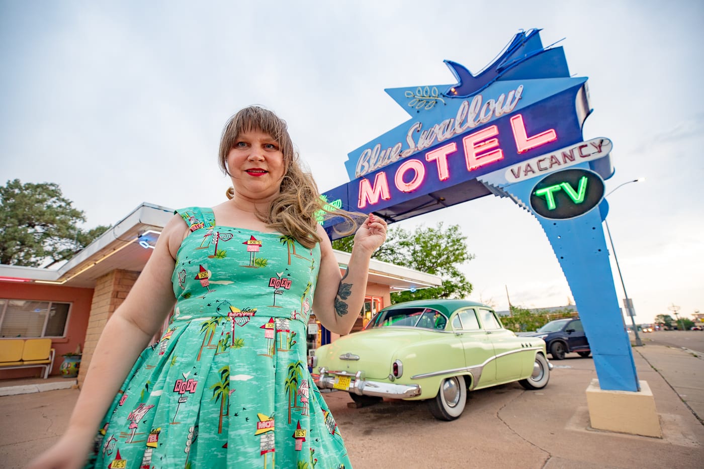 Blue Swallow Motel in Tucumcari, New Mexico (Route 66 Motel)