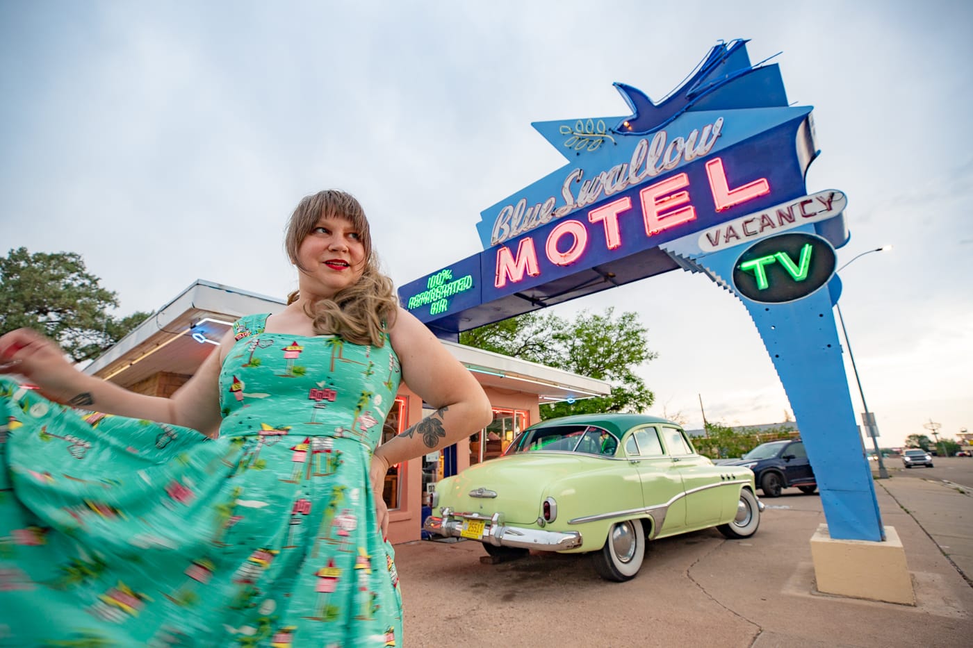 Blue Swallow Motel in Tucumcari, New Mexico (Route 66 Motel)