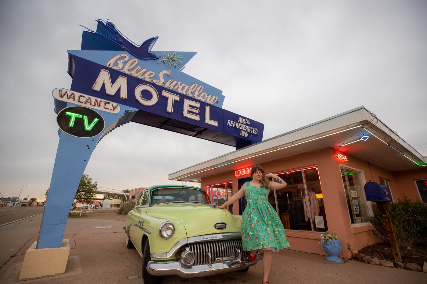 Blue Swallow Motel in Tucumcari, New Mexico (Route 66 Motel)