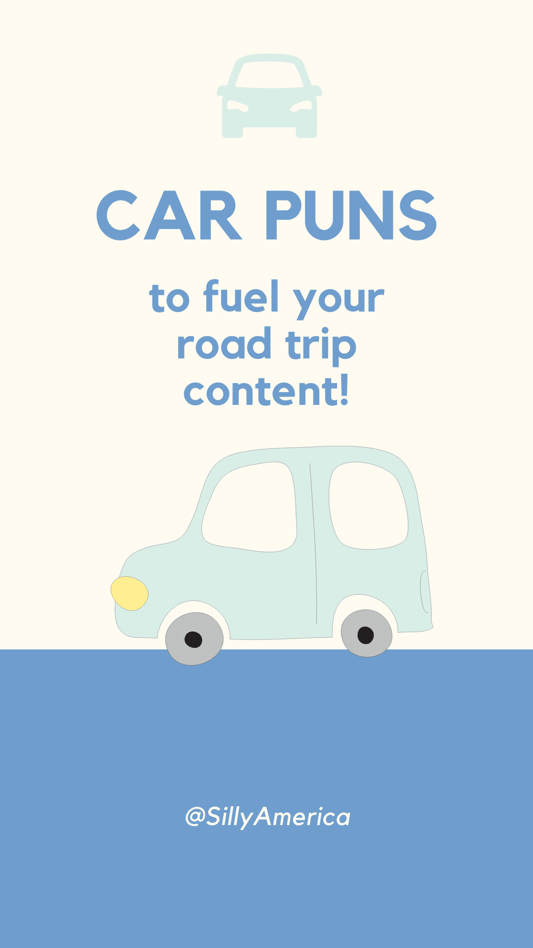 Putting together a list of funny car puns was EXHAUSTING! But it was worth it knowing these ideas will FUEL your road trip content! If you're looking for the best car puns to use as captions for Instagram, in articles or blog posts, or on other social media posts, these dad-joke worthy wordplays are for you! Reach for the CARS and keep scrolling to use these fun car puns as Instagram captions for your travel photos or just to have a good chuckle. #Puns #InstagramContent #Car #CarPuns #Cars