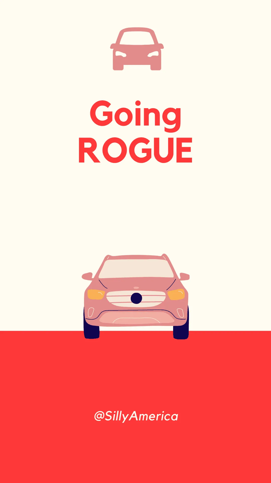 Going ROGUE. - Car Puns to fuel your road trip content!
