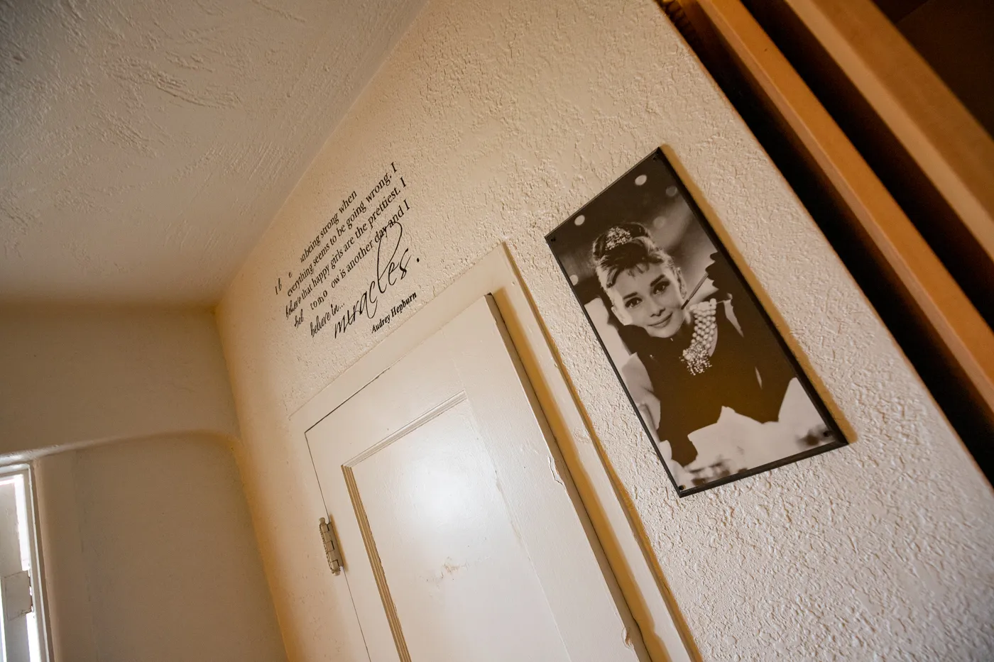 Audrey Hepburn Themed Motel Room - El Trovatore Motel in Kingman, Arizona -Route 66 Motel