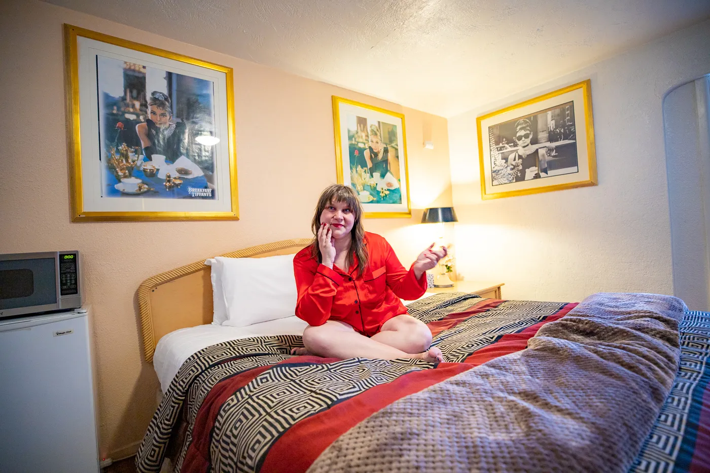 Audrey Hepburn Themed Motel Room - El Trovatore Motel in Kingman, Arizona -Route 66 Motel