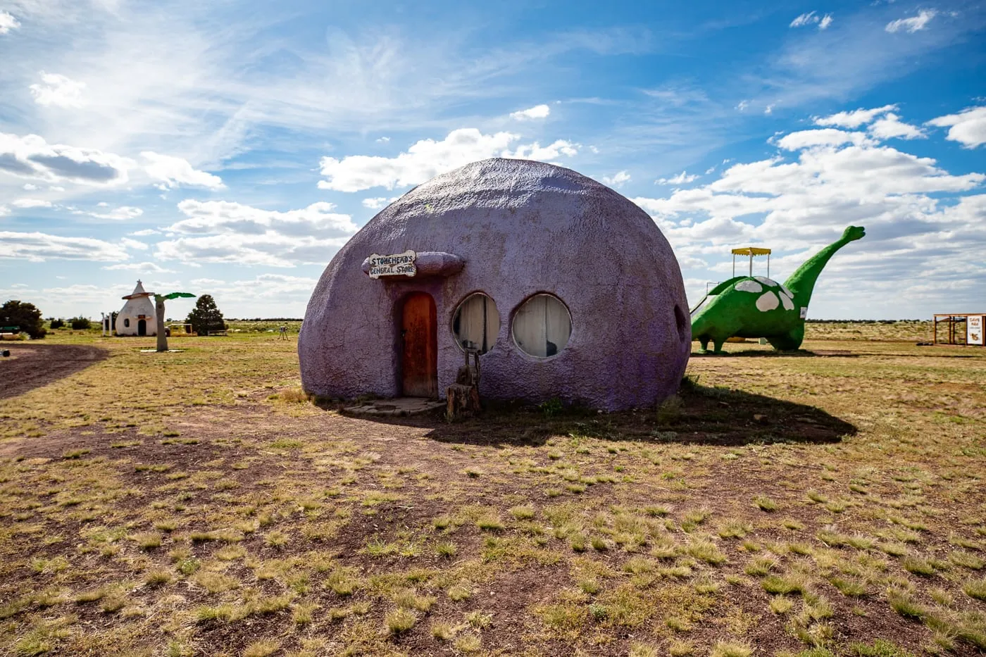 Stonehead's General Store at Flintstones Bedrock City in Williams, Arizona