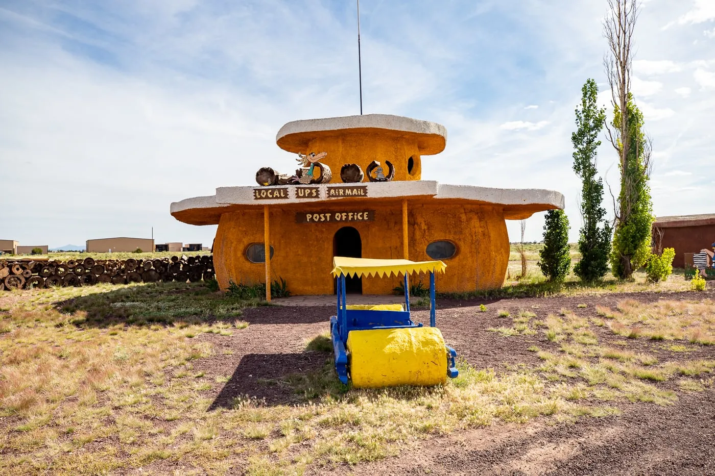 Bedrock Post Office at Flintstones Bedrock City in Williams, Arizona