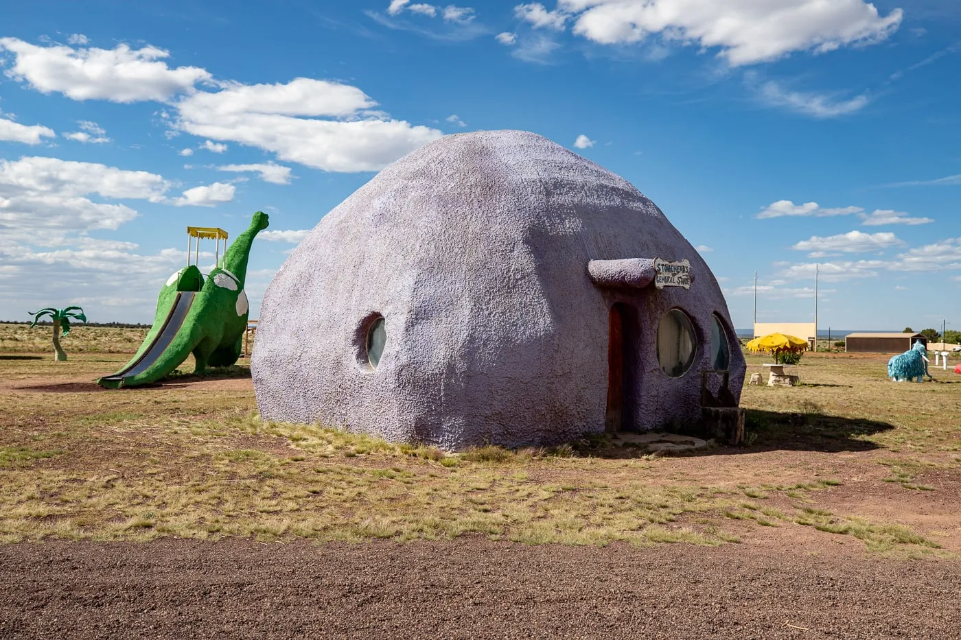 Stonehead's General Store at Flintstones Bedrock City in Williams, Arizona