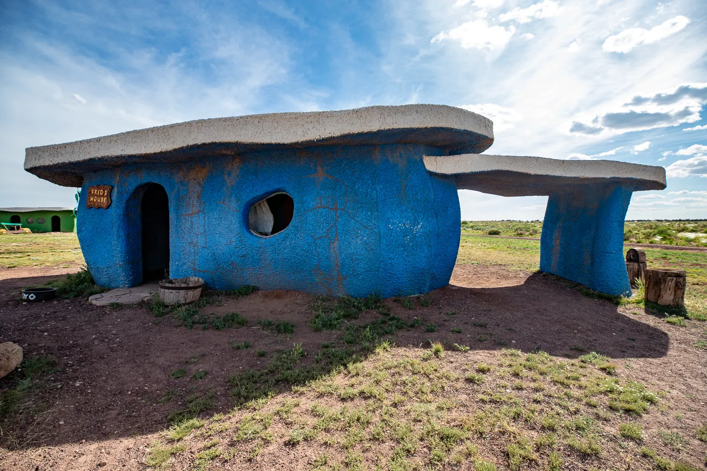 Fred's House at Flintstones Bedrock City in Williams, Arizona