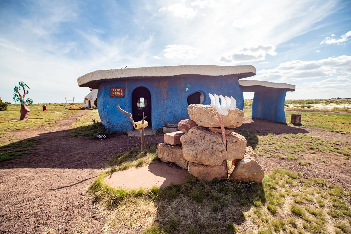 Fred's House at Flintstones Bedrock City in Williams, Arizona