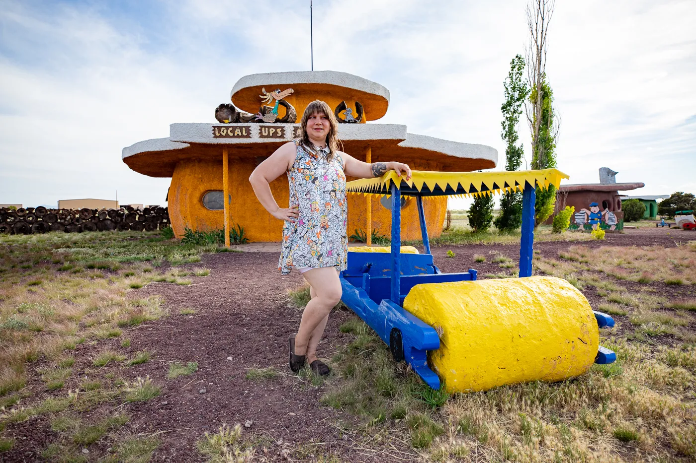 Bedrock Post Office at Flintstones Bedrock City in Williams, Arizona