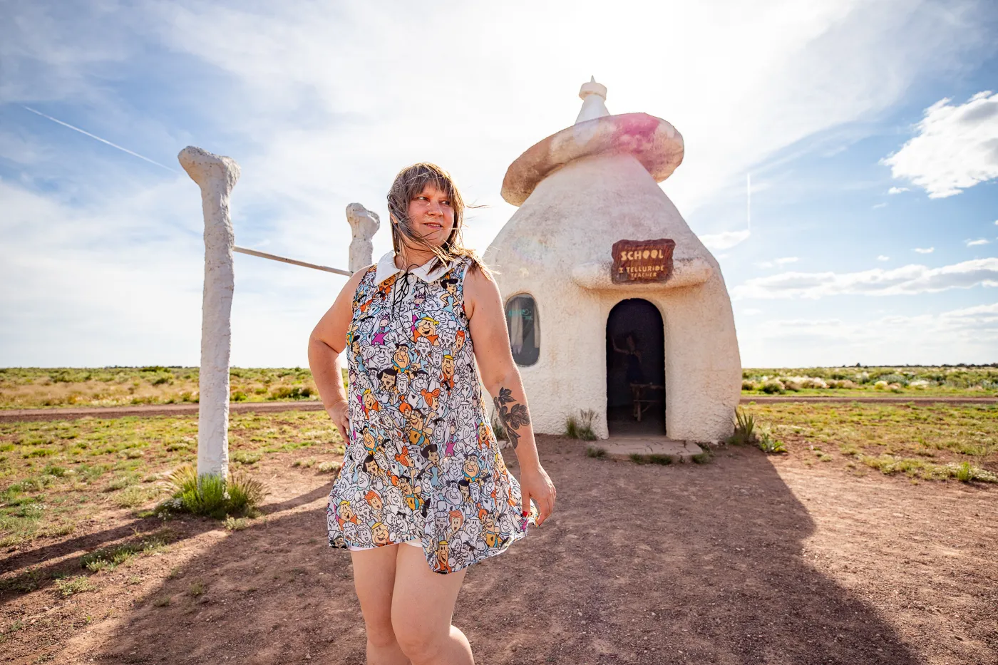 School - I Telluride Teacher - at Flintstones Bedrock City in Williams, Arizona