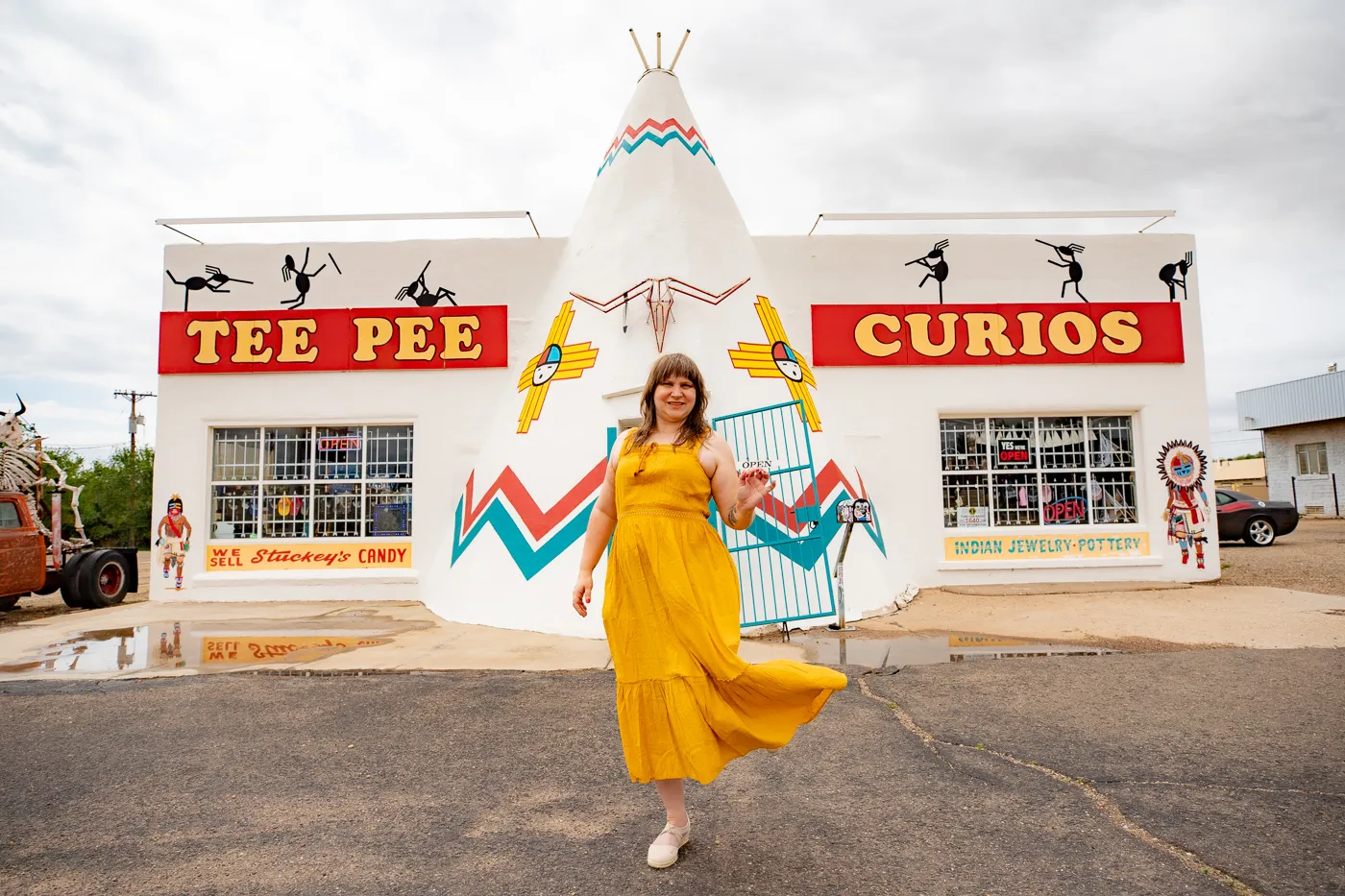 Tee Pee Curios in Tucumcari, New Mexico - Route 66 Roadside Attraction
