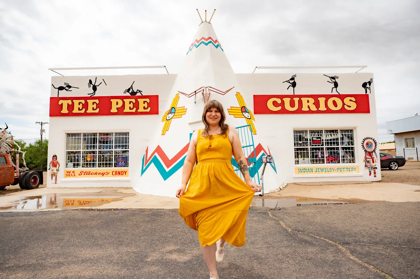 Tee Pee Curios in Tucumcari, New Mexico - Route 66 Roadside Attraction
