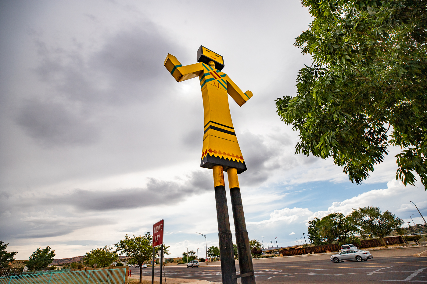 Big Kachina Statue in Gallup, New Mexico Route 66 Roadside Attraction