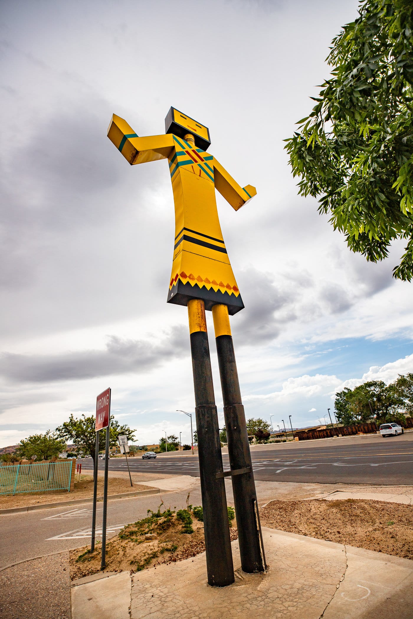 Big Kachina Statue in Gallup, New Mexico Route 66 Roadside Attraction