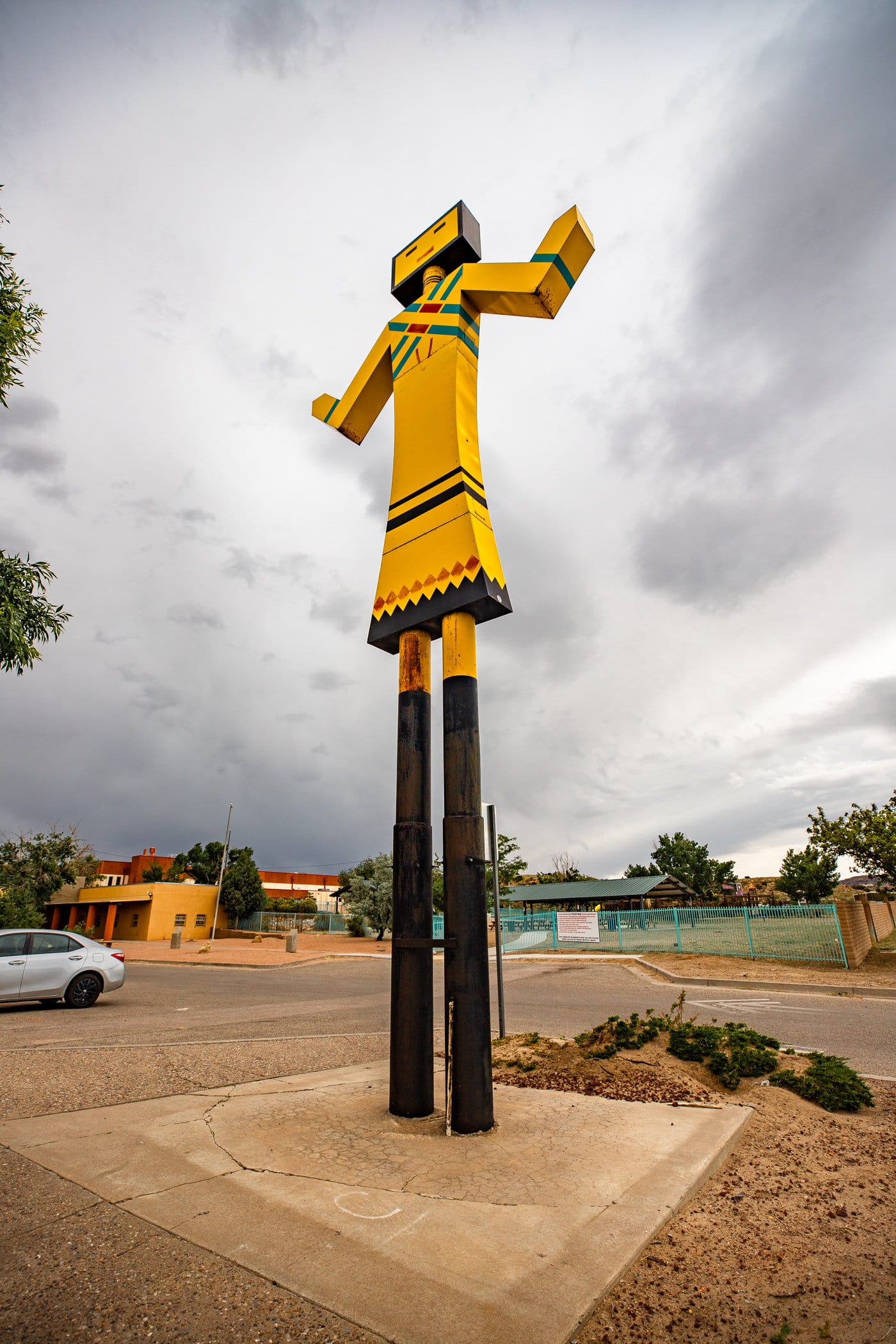 Big Kachina Statue in Gallup, New Mexico Route 66 Roadside Attraction