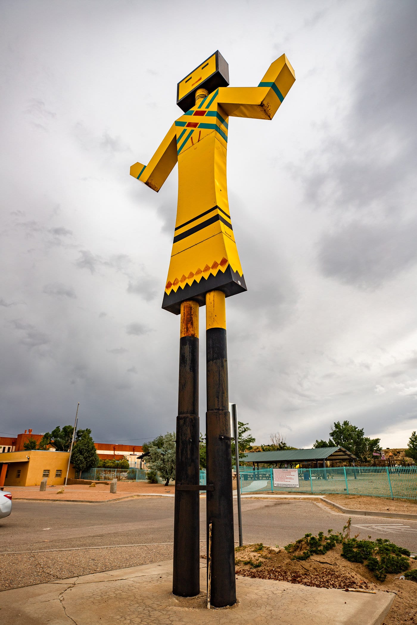 Big Kachina Statue in Gallup, New Mexico Route 66 Roadside Attraction