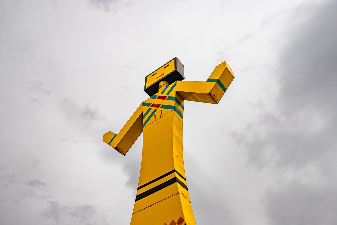 Big Kachina Statue in Gallup, New Mexico Route 66 Roadside Attraction