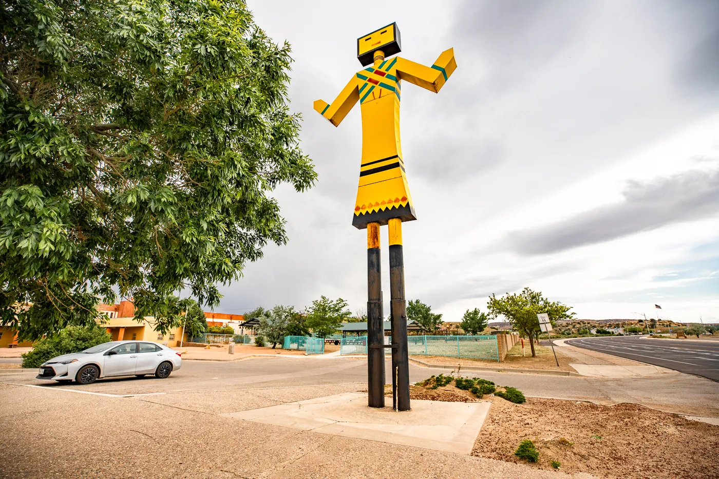 Big Kachina Statue in Gallup, New Mexico Route 66 Roadside Attraction