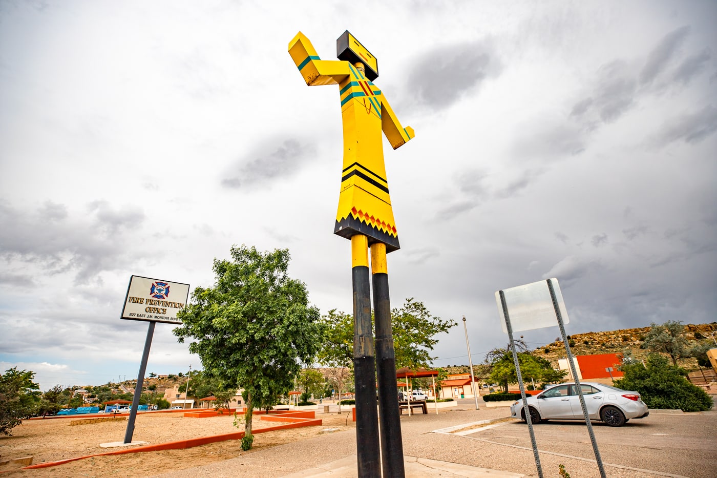 Big Kachina Statue in Gallup, New Mexico Route 66 Roadside Attraction