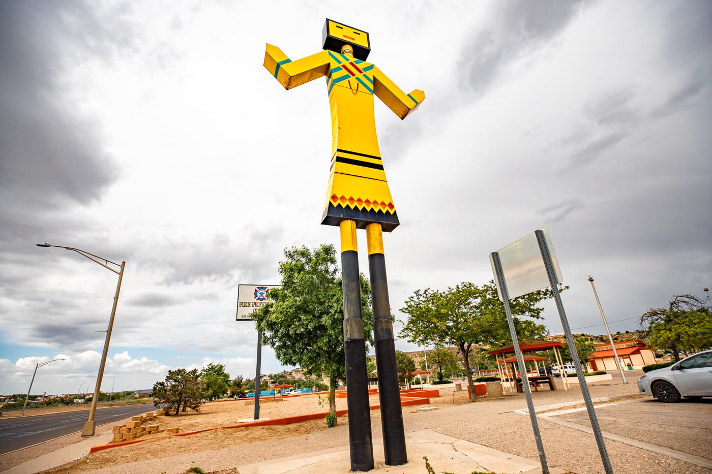 Big Kachina Statue in Gallup, New Mexico Route 66 Roadside Attraction